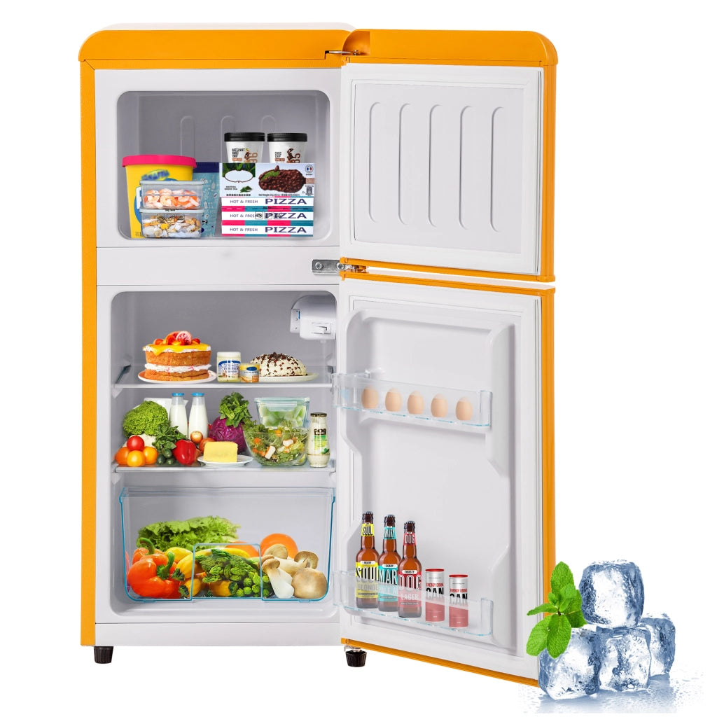 Frigorifero Combinato Retr¨° ¨C MINIMAL ¨C 86,8x45,5 cm, 60L, Classe E, 2 Porte