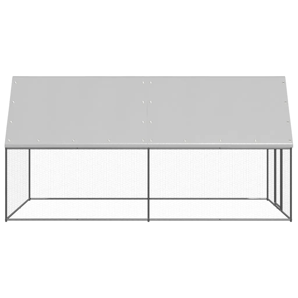 Gabbia per Polli da Esterno 2x4x2 m in Acciaio Zincato cod mxl 53271