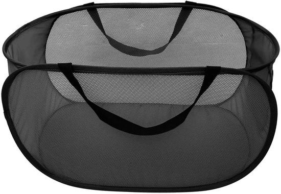 Asciugatrice pieghevole con coperchio e sacchetto - Nero (1 pezzo)