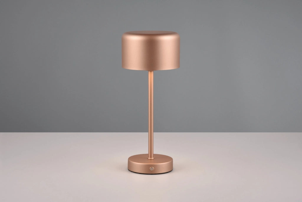 Lampada da tavolo ricaricabile touch LED bronzo Jeff RL