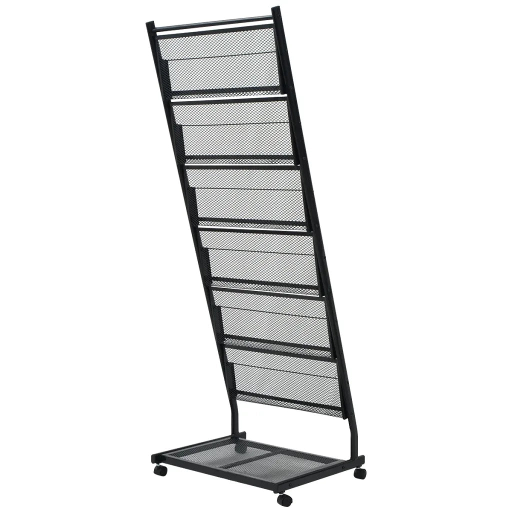 Portariviste 47,5x43x133 cm Nero A4cod mxl 106870