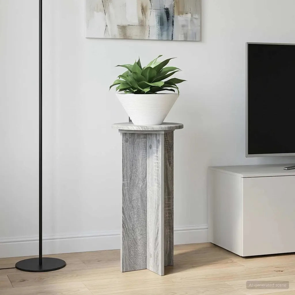 Supporto per piante 2 pz Grigio Sonoma 29,5 x 29,5 x 60 cm 899723