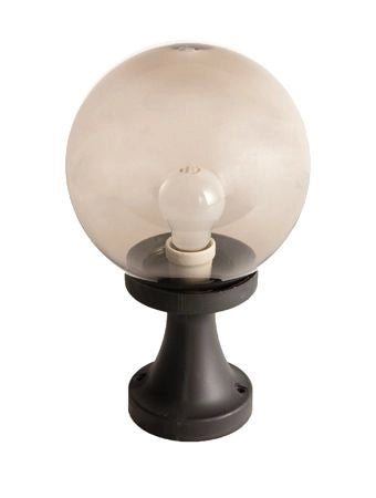 Lampada da giardino sfera 20cm nera E27 IP43 SU-MA