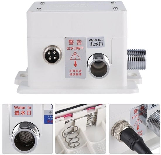 Sensore di Livello Automatico con Infrarosso - Flessibilità di Collegamento Singola Viscera - Pressione dell'Acqua 0,05-0,6 MPa - Temperatura 0-80°C