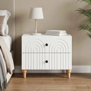 Armadio da Notte Bianco 62 x 34,5 x 48 cm Legno ingegnerizzato 894085