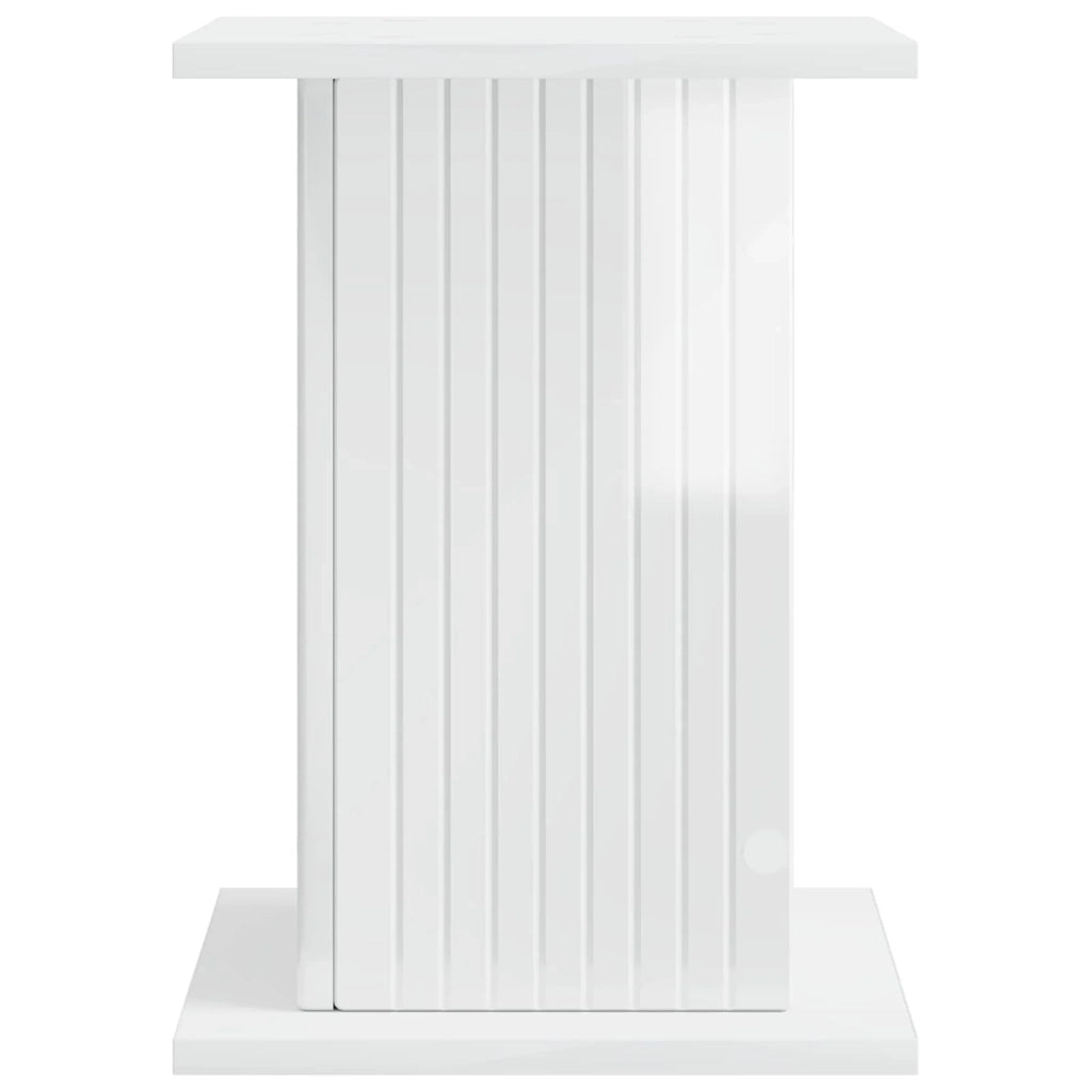 Supporto per piante | Sostegno per piante Bianco Lucido 30,5 x 30 x 43 cm