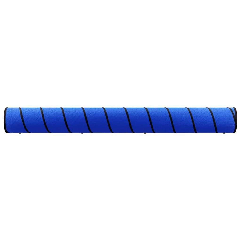Tunnel per cani diametro 55 cm x altezza 500 cm poliestere blu 02_0005140