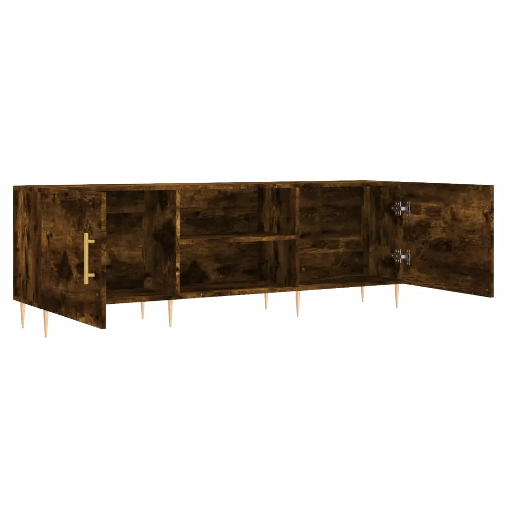 Mobile TV | Armadietto TV | Mobile Porta TV Rovere Fumo 150x30x50 cm in Legno Multistrato