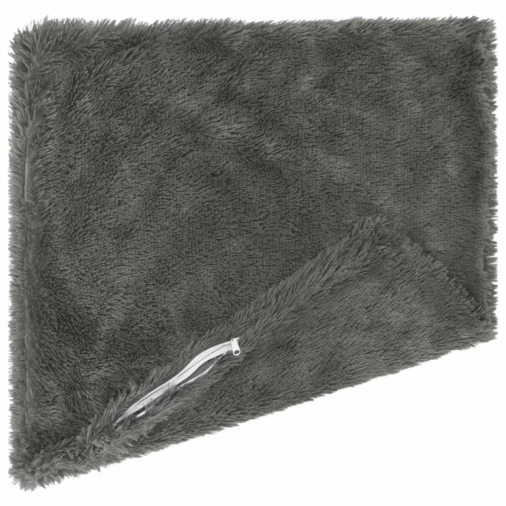 Federa 2 pcs HEERLEN Grigio Chiaro 40 x 40 cm Fleece PV 908677