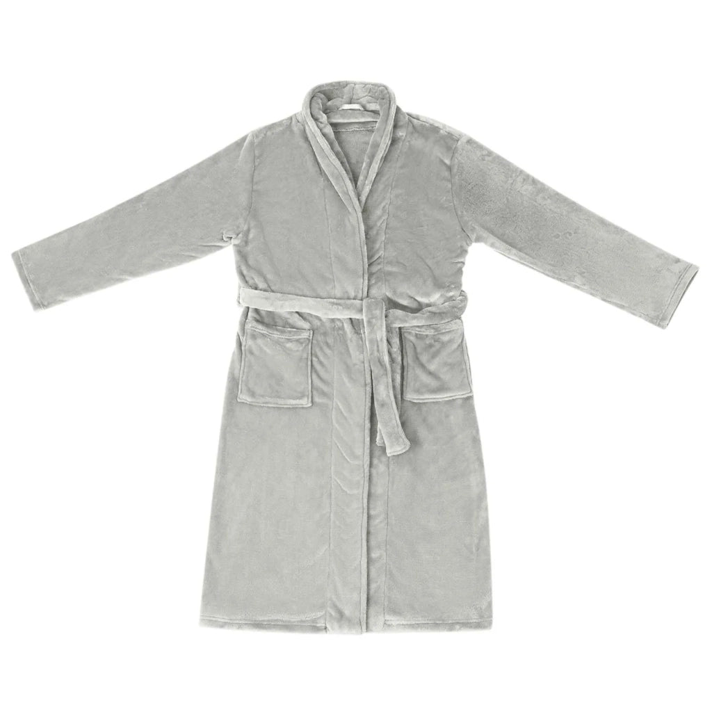 Accappatoio senza Cappuccio Grigio xxl Flanella 42017283