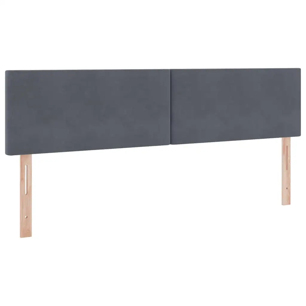 Letto con Contenitore Grigio scuro 160 x 200 cm Velluto 3370708