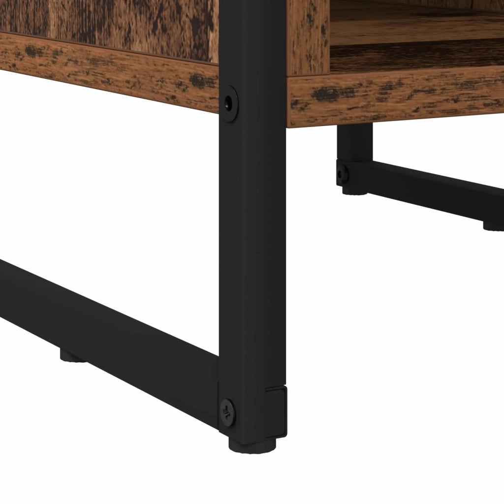 Comodino 2 pcs Legno vecchio 39.5 x 30 x 50 cm 886639