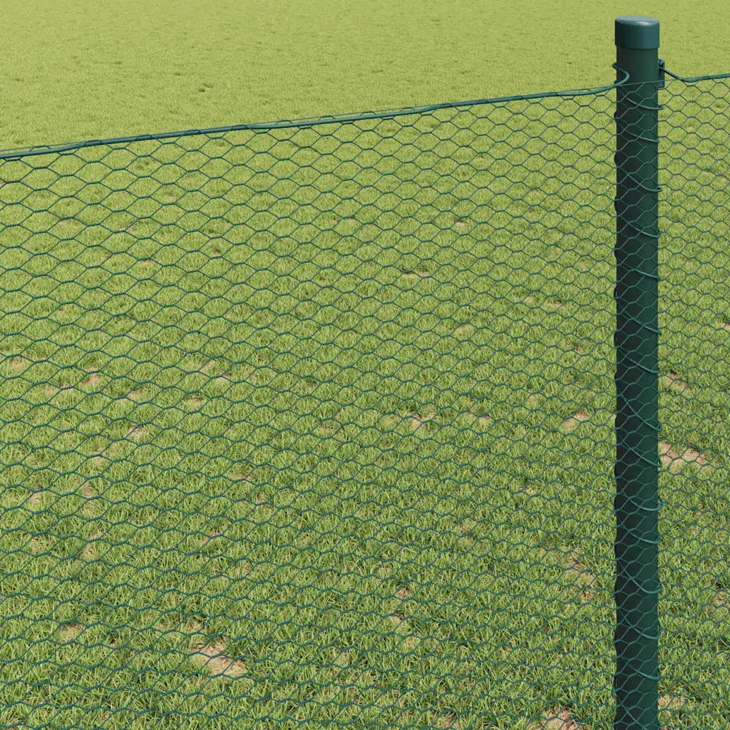 Recinzione Esagonale Verde 1,6 x 100 m PVC 42005474