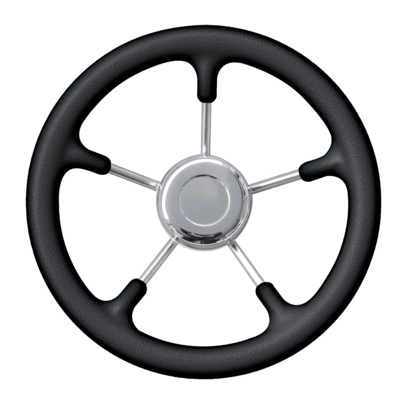 RUOTA TIMONE NERO Ø MM.280