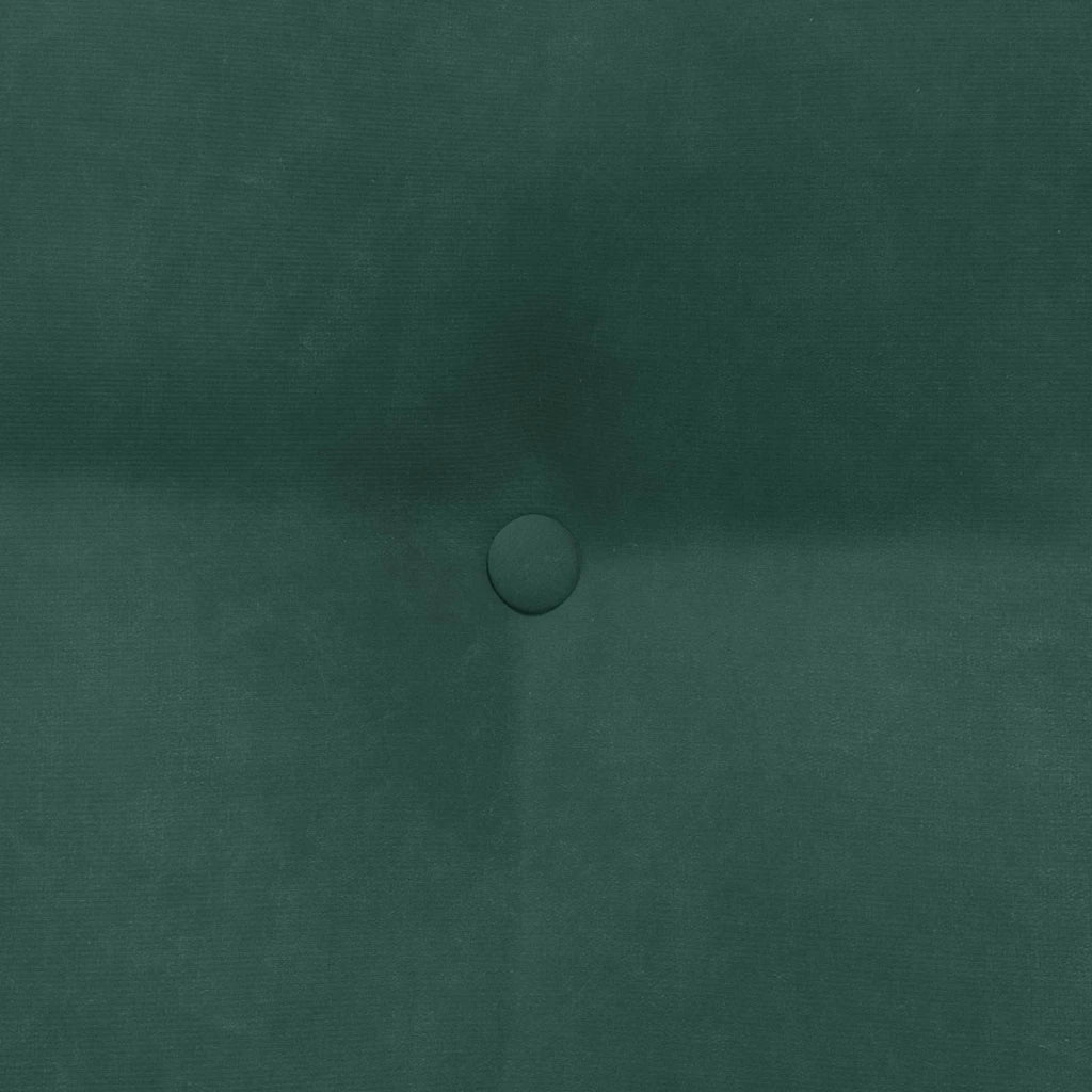 Cuscino per Schiena Verde Scuro 45 x 24 x 50 cm Velluto 42014373