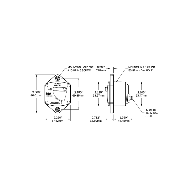 MAGNETOTERMICO HD AD INCASSO 80A