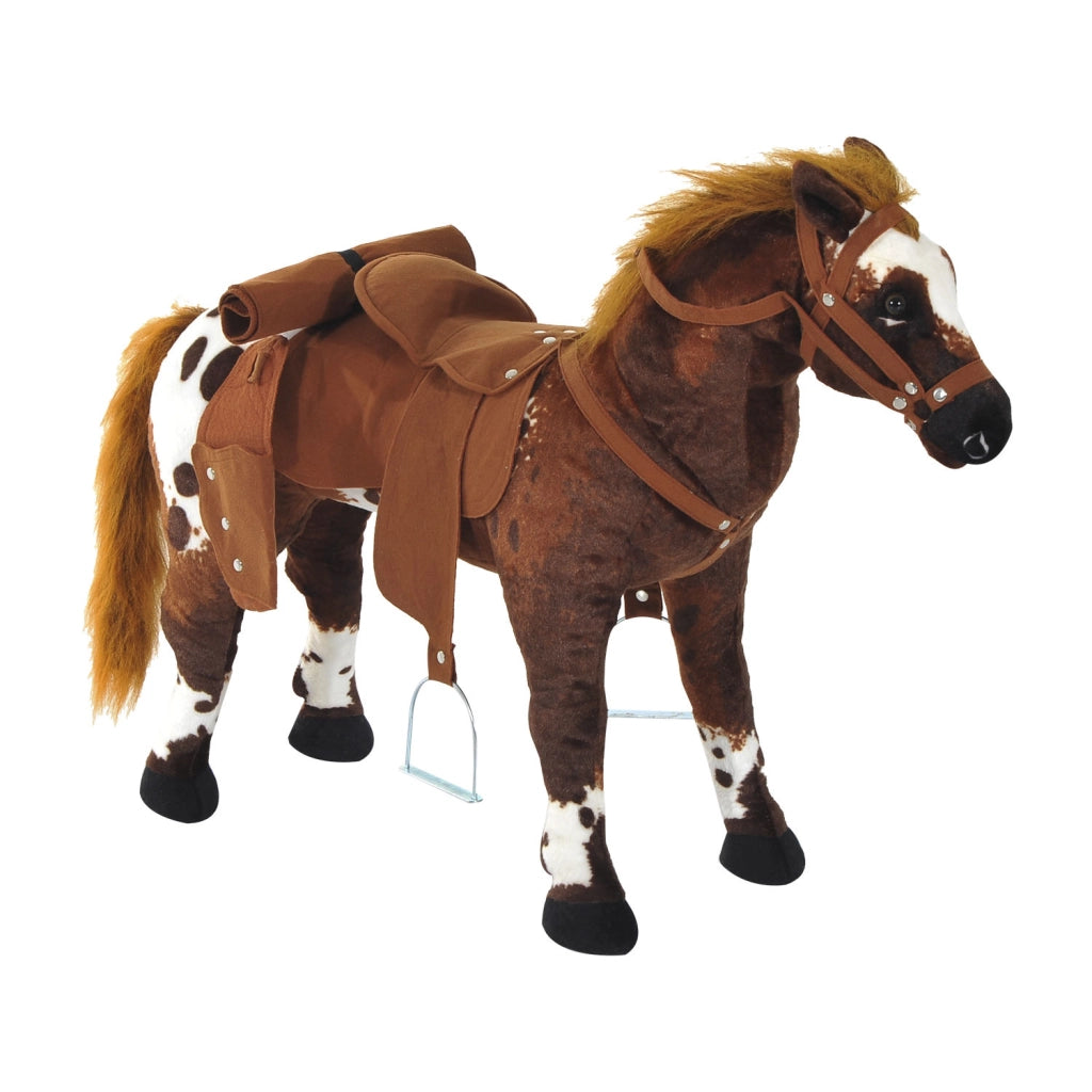 Cavallo a Dondolo Giocattolo con Sella e Suoni ¨C Zephmum ¨C Marrone
