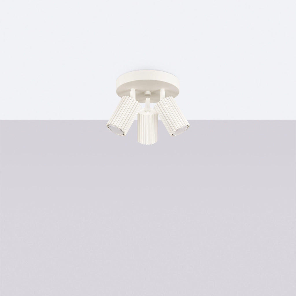 Lampada da soffitto KARBON 3P beige