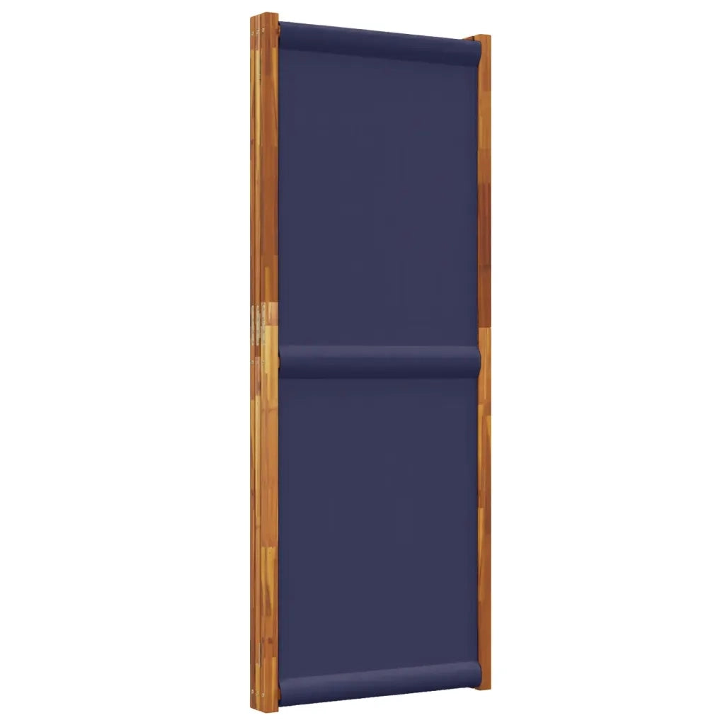 Divisorio Ambienti | Divider per stanze | Paravento a 3 Pannelli Blu Scuro 210x180 cm