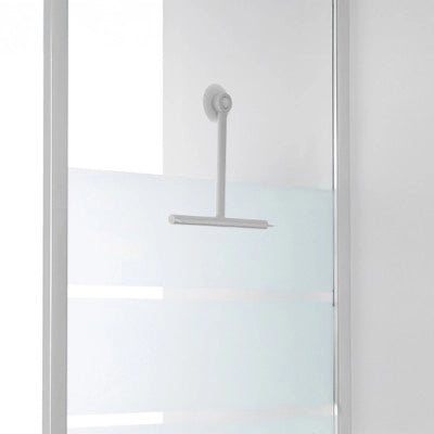 Tergivetro doccia bianco in plastica antigraffio con ventosa Spring