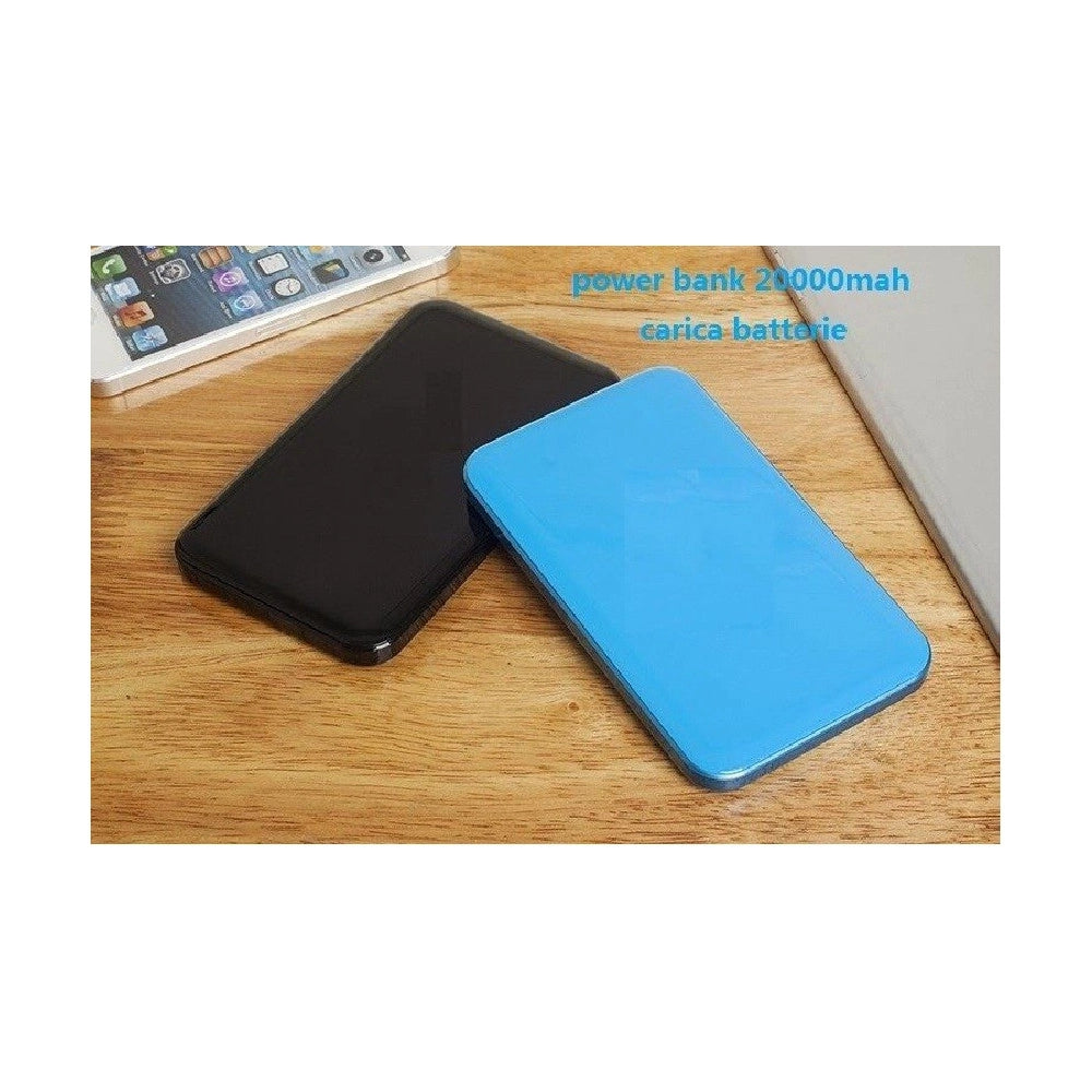 Trade Shop - Carica Batteria Esterno Power Bank Per Smartphone Cellulare Tablet 20000 Mah -