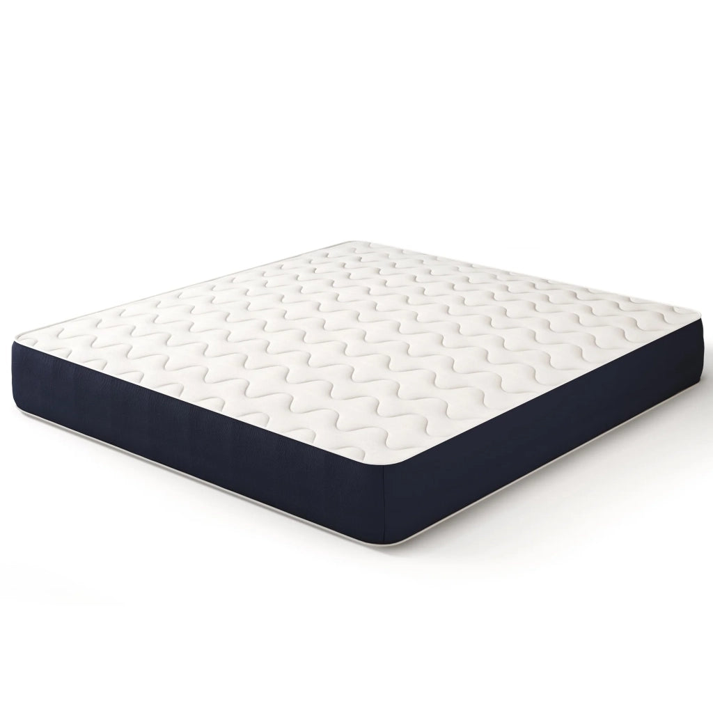 Materasso matrimoniale 140x200 in Waterfoam Ipoallergenico, 10 cm ESSENTIAL | Imbottitura in Ovatta e Rivestimento in Tessuto 3D Traspirante, Antiacaro e Antifungino | Made in Italy