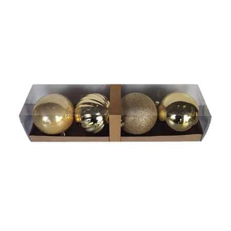 PALLINE DI NATALE Ø 6 cm, Conf. 15 pezzi - Col. Argento