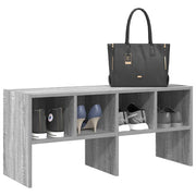 Scarpiera Impilabile Grigio Sonoma 89,5x30x40 cm 858849