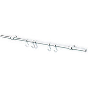 KIT SOTTOPENSILE CON GANCI NICHELATO 90 CM- 1,0 pz