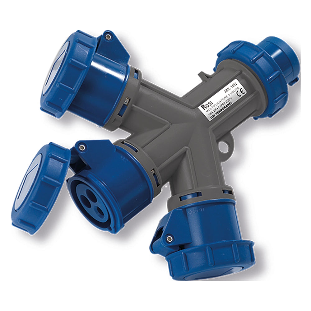 1pz adattatore industriale triplo 1452 cod:ferx.8061150nlm