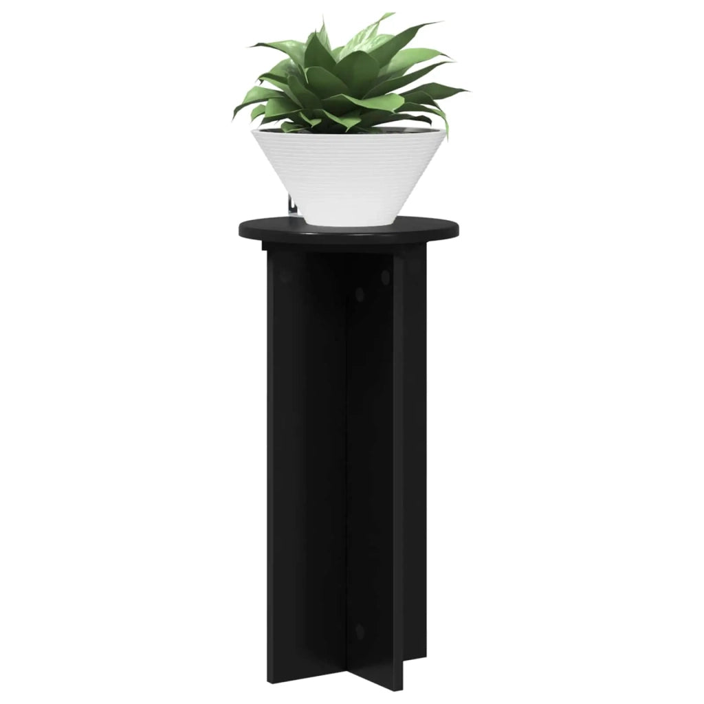 Supporto per piante | Sostegno per piante 2 pz Nero 29,5 x 29,5 x 60 cm
