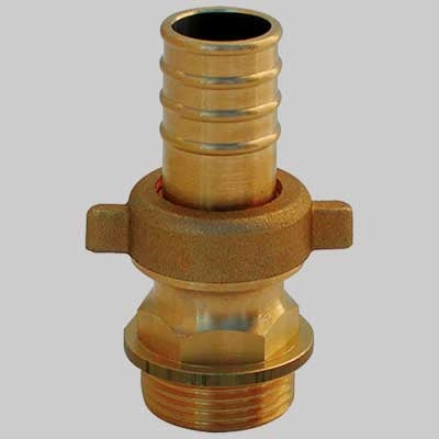RACCORDO DIRITTO PER POMPA OTTONE  2 x 60     MADE IN ITALY
