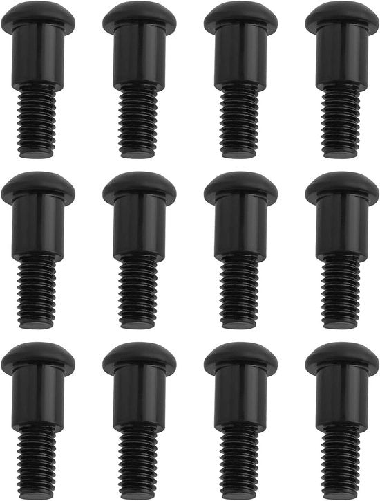 Set di viti a capocoppa a 6 facce in acciaio nero, 12 pezzi, M3 x 4 x 10 mm, compatibile con SCX10 AR44 e Capra F9