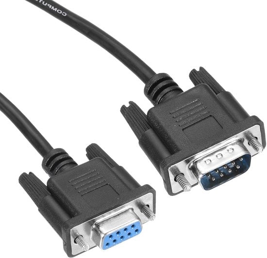 Cavo seriale RS232 3,3 ft, collegamento diretto alla scheda, nero - Comunicazione dati, cavo estensione 9-pini