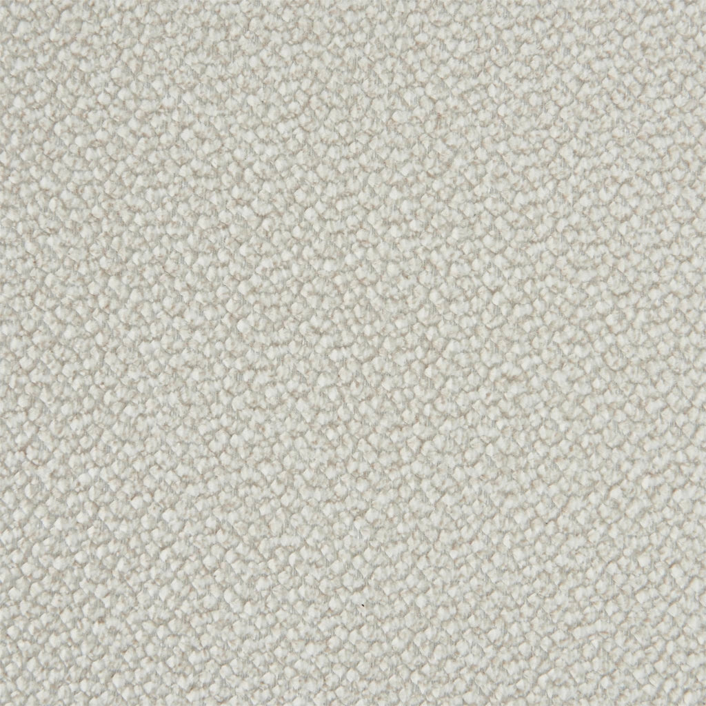 Divano in tessuto chenille, 3 posti, bianco