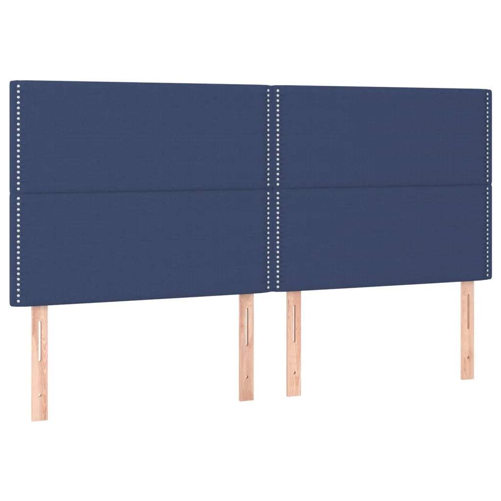 Giroletto a Molle con Materasso Blu 180x200 cm in Tessuto 3128467