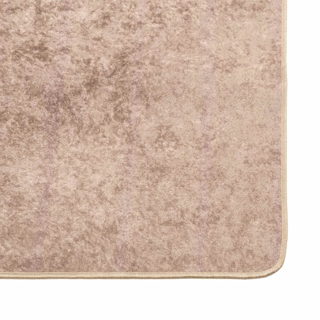 Runner Tappeto MARSA Sabbia 100 x 250 cm Poliestere e PVC 42023121