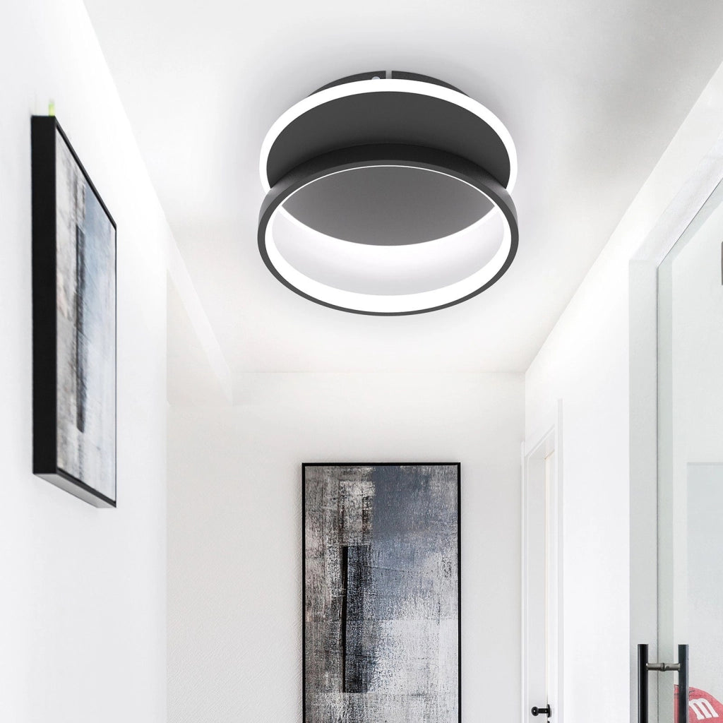 ZMH Lampada da soffitto a LED dimmerabile con telecomando per corridoio