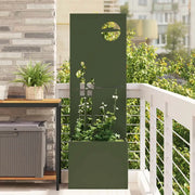 Schermo per privacy in giardino Oliver verde 50 x 150 cm 876472