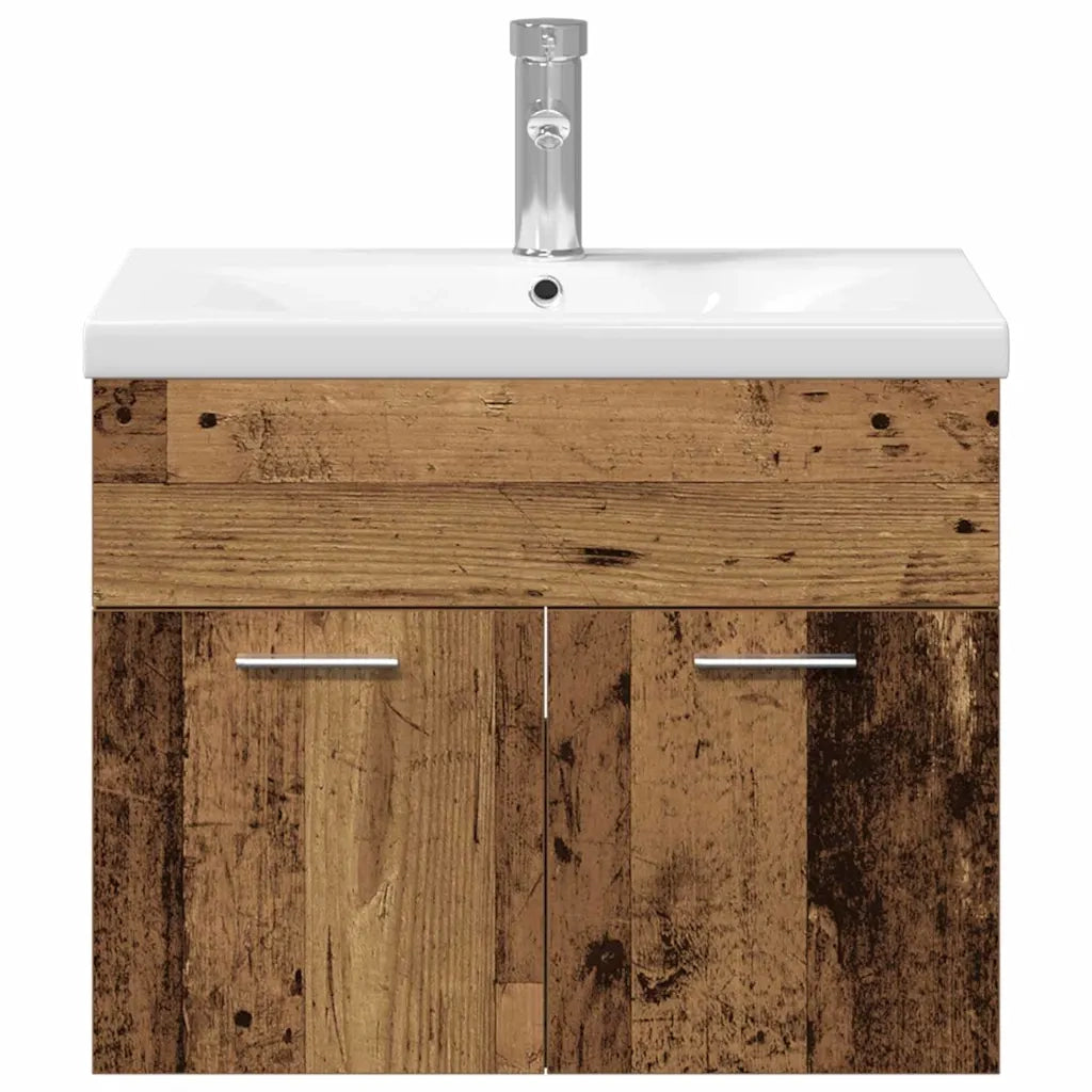Set di mobili per il bagno Montaggio a parete Legno multistrato 3332530