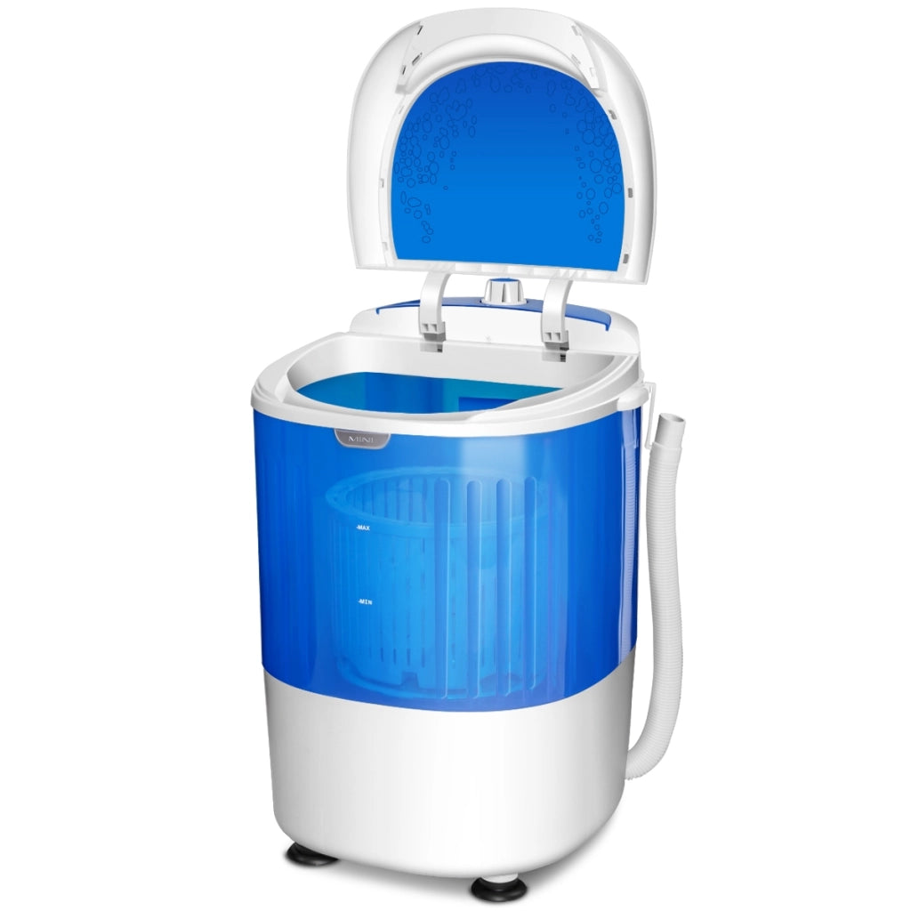 Mini lavatrice con centrifuga, Lavatrice compatta durevole e a risparmio energetico, Blu-Dispositivi lavanderia