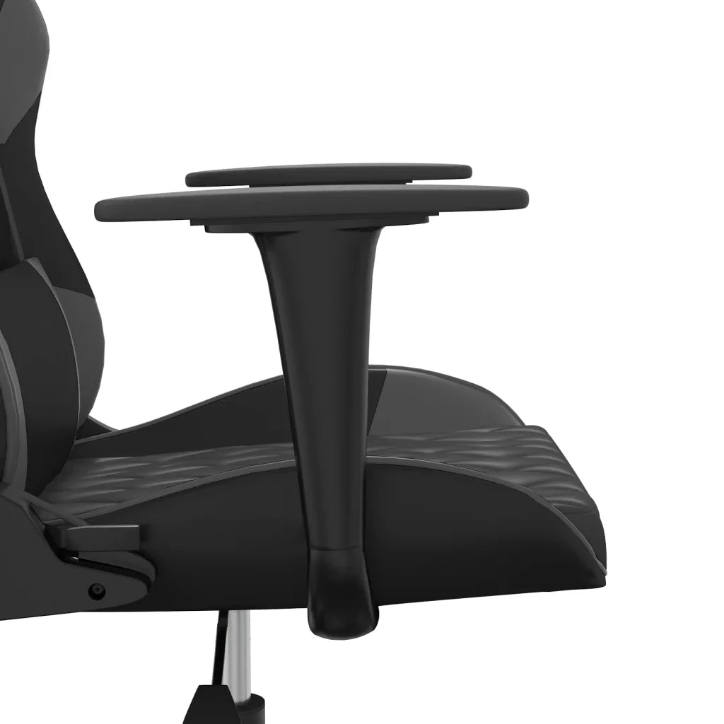 Sedia da Gaming Nera e Grigia in Similpelle 3143757