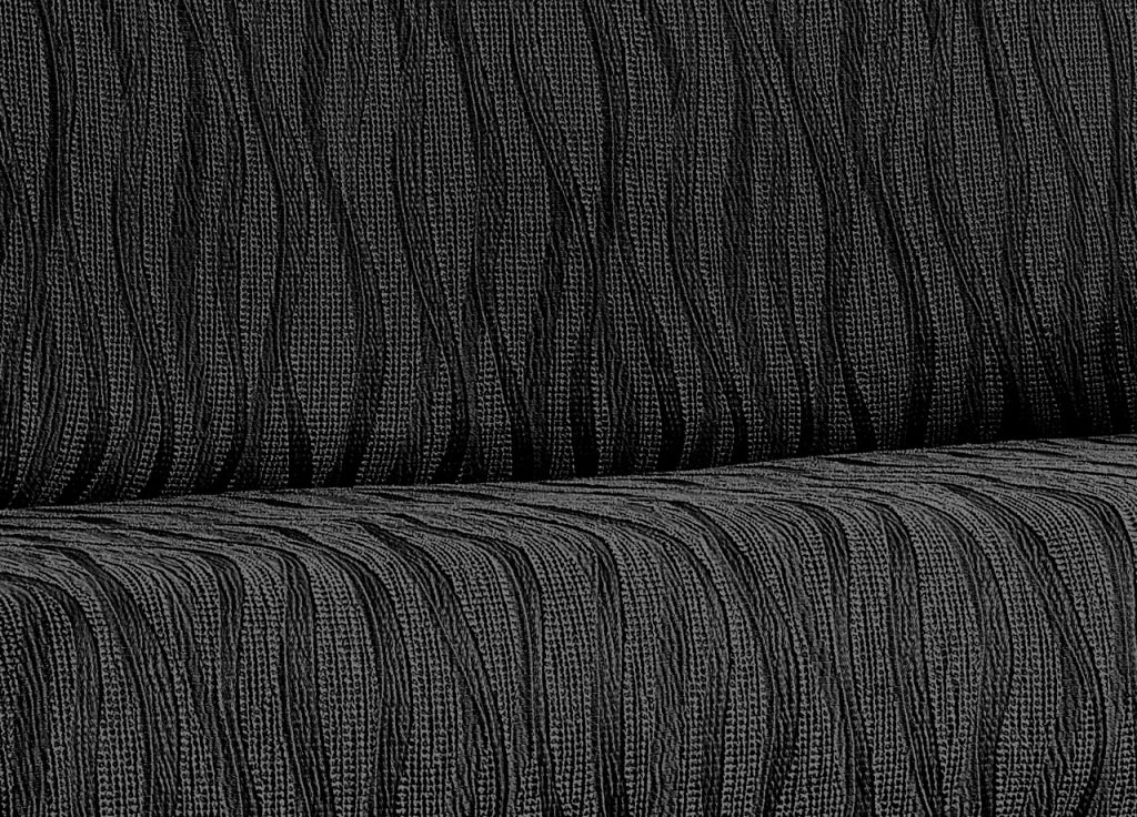 Copridivano Sofà Poltrona Elasticizzato Protezione Macchie Modello Wonderful - 3 Posti - Nero