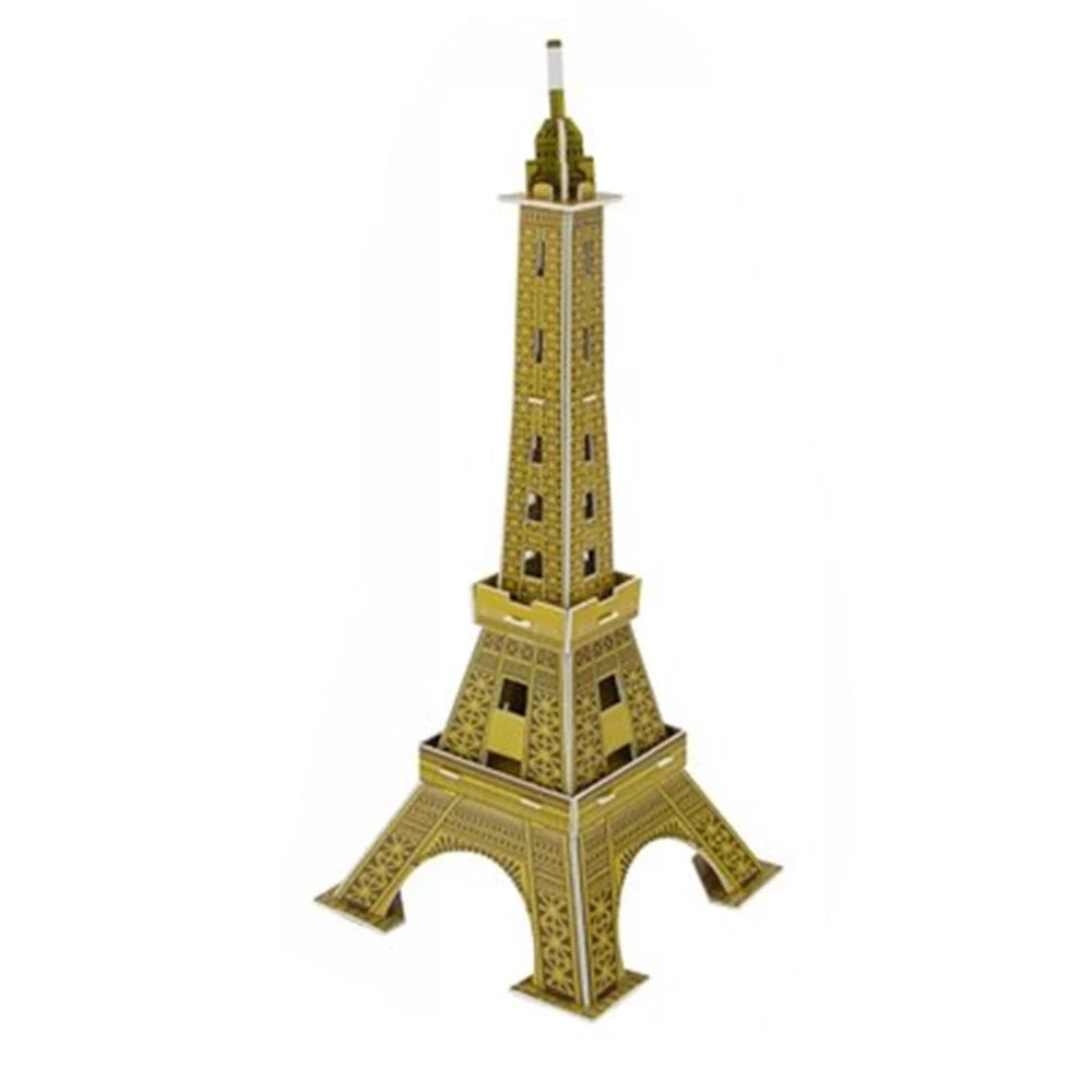 Trade Shop - Kit Puzzle 3d Forma Torre Eiffel In Miniatura Per Bambini Costruzione Fai Da Te 32400 -