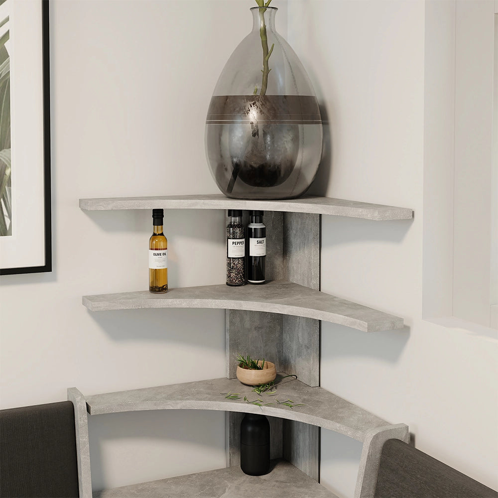 Vicco Libreria angolare da terra Calcestruzzo 43.5 x 37 cm