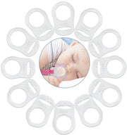 Set di 12 Clip di Silicone trasparenti per Bambini