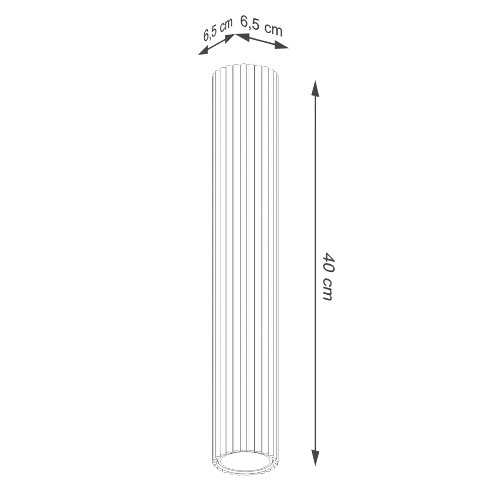 Lampada da soffitto KARBON 40 oro