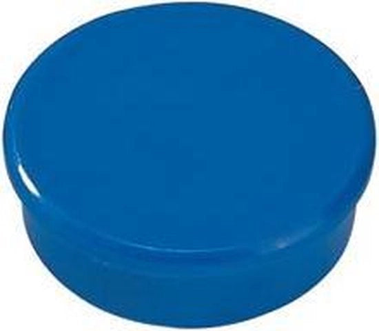 Magnetizzatore per lavagna - 10 pezzi - Blu - Circolare 3,8 cm