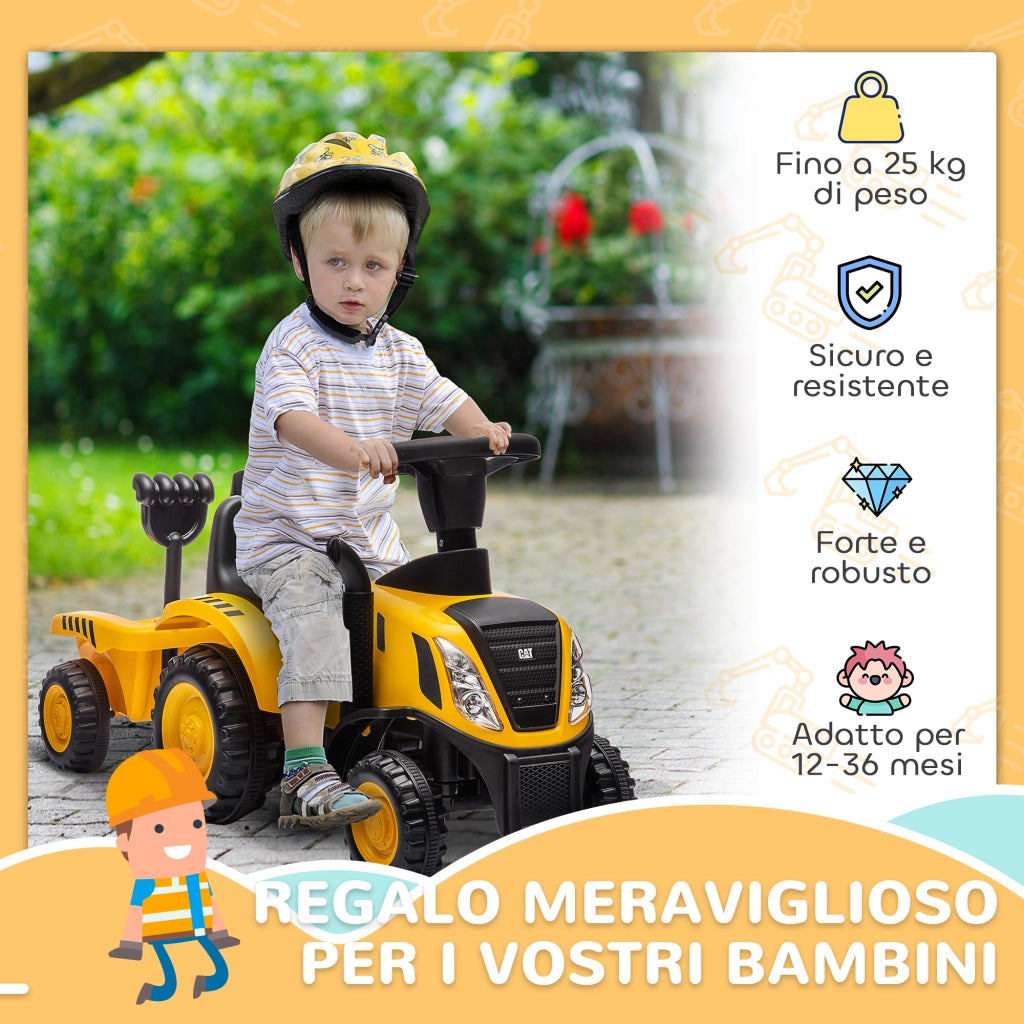 Camion Giocattolo per Bambini ¨C Minimal ¨C Giallo PP e Metallo 91x29x44 cm