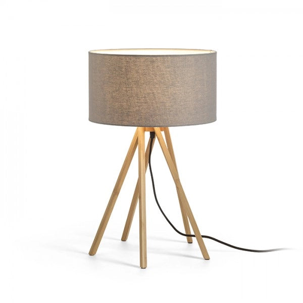 Lampada EL PASO da tavolo grigio 230V E14 11W